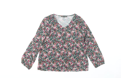 Bonmarché Women’s Floral Viscose Top, UK Size 12