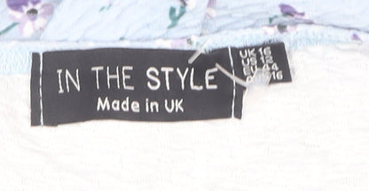 In The Style Women’s Floral Dress Size 16 Multicoloured