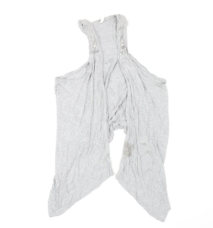 Womens UK Size 18 Marks and Spencer Grey Cape Jumper