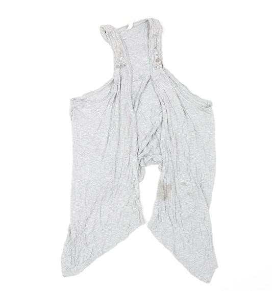 Womens UK Size 18 Marks and Spencer Grey Cape Jumper