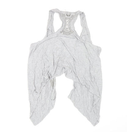 Womens UK Size 18 Marks and Spencer Grey Cape Jumper