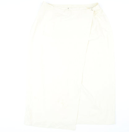 Julieann Heath Women’s Ivory Long Wrap Skirt