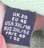 Regatta Women's Green Pullover Sweatshirt, Size 20, High Neck