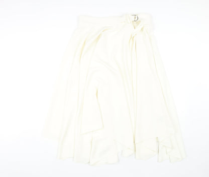 Marks and Spencer Women's White Skirt, Size 16