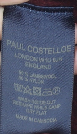 Paul Costelloe Men's Red Pullover Jumper L Size