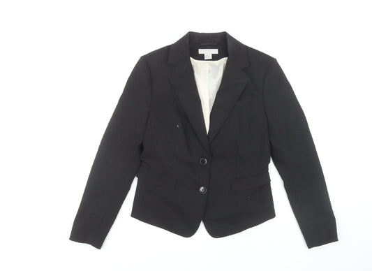 H&M Black Blazer for Women - Size 10, Business Casual