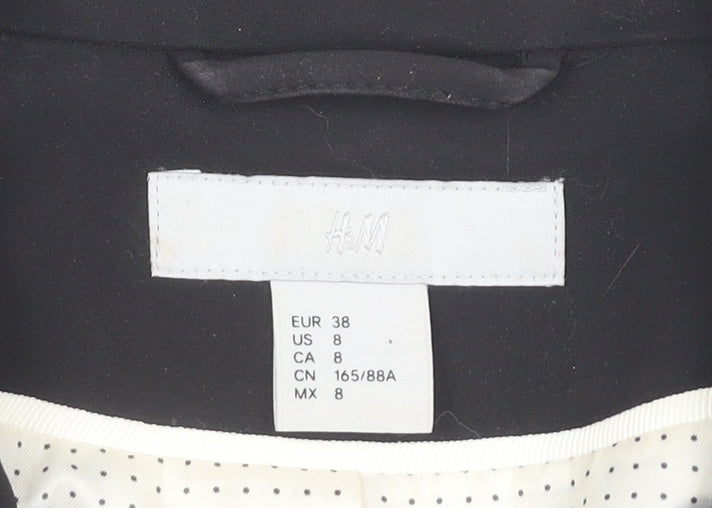 H&M Black Blazer for Women - Size 10, Business Casual