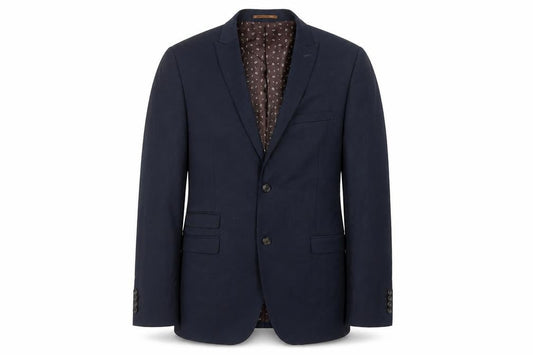 Next Men's Blue Long Blazer 42 Single-Breasted Jacket