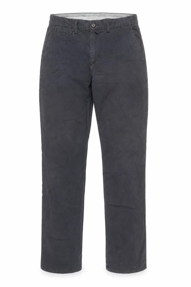 Mens UK Size L Racing Green Regular Fit Chino Blue Trousers