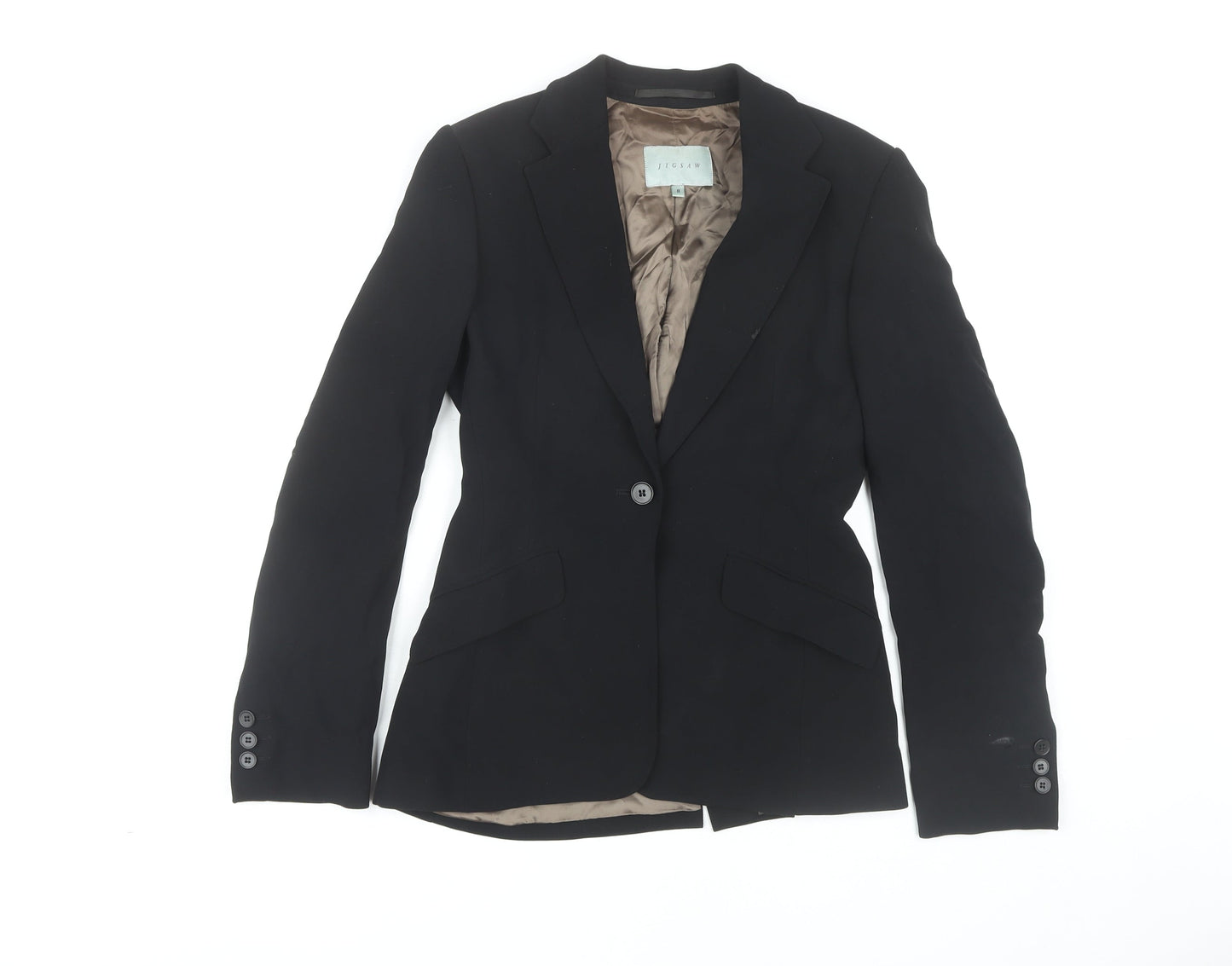 Jigsaw Women's Black Blazer Size 8, Slim Fit