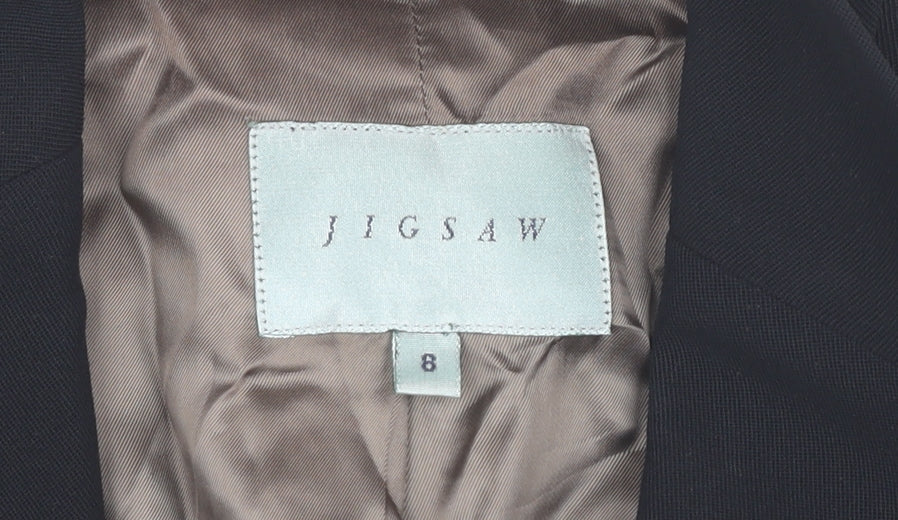 Jigsaw Women's Black Blazer Size 8, Slim Fit