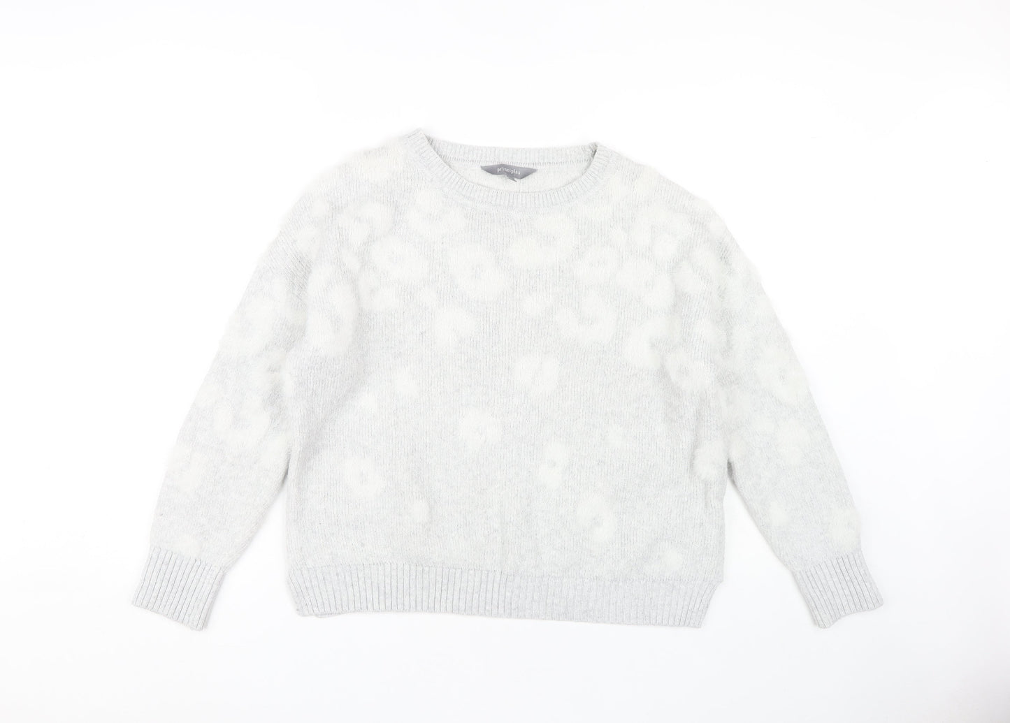 Womens UK Size 12 Principles Grey Pullover Jumper