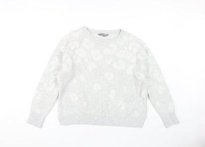 Womens UK Size 12 Principles Grey Pullover Jumper