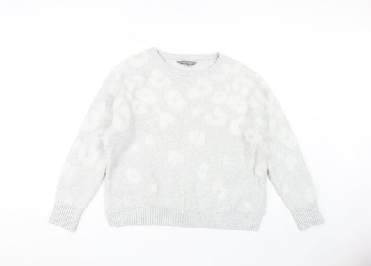 Womens UK Size 12 Principles Grey Pullover Jumper