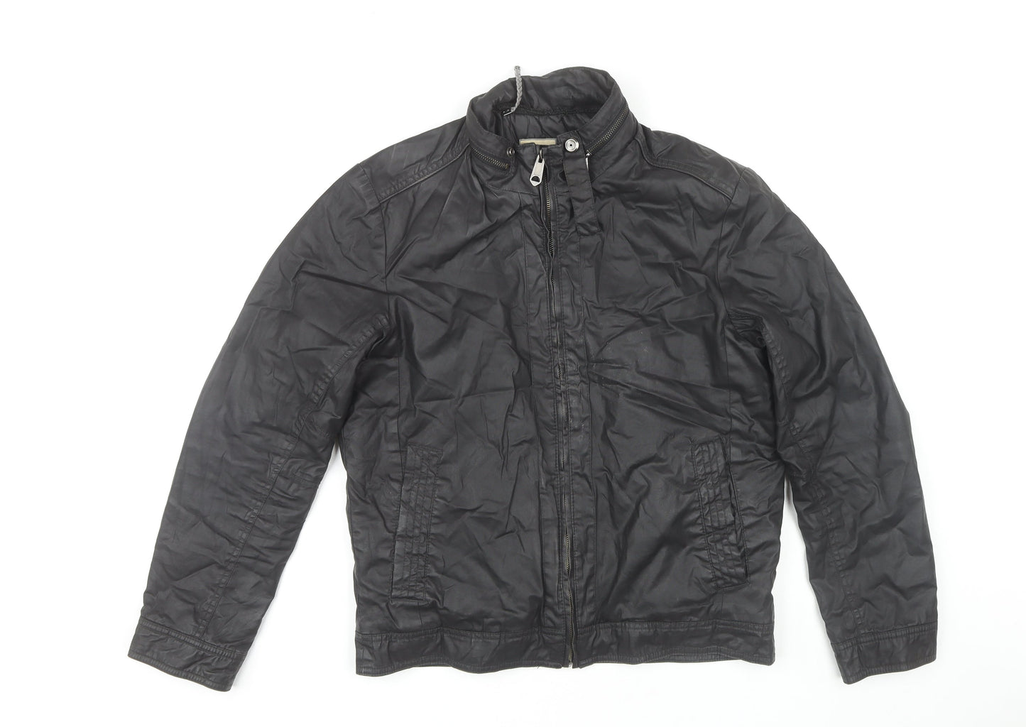 Mens UK Size S John Lewis Black Basic Jacket