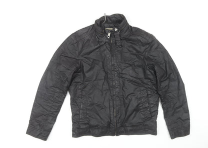 Mens UK Size S John Lewis Black Basic Jacket