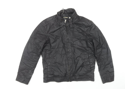 Mens UK Size S John Lewis Black Basic Jacket