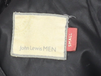 Mens UK Size S John Lewis Black Basic Jacket