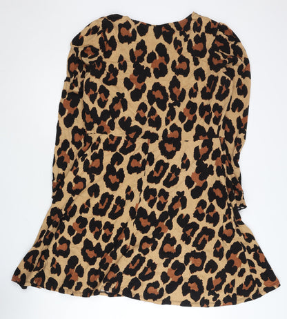 Dorothy Perkins Women’s Multicoloured Animal Print Dress