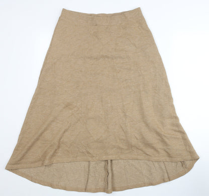 Marks and Spencer Women's Beige A-Line Skirt Size 12