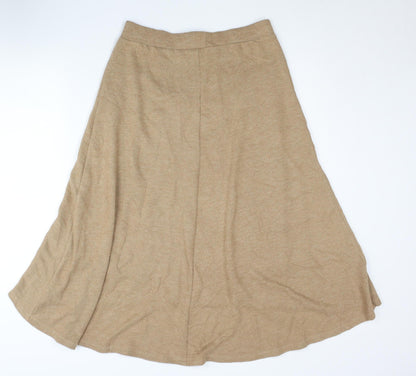 Marks and Spencer Women's Beige A-Line Skirt Size 12