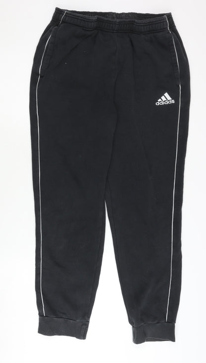Adidas Men's Black Jogger Trousers, Size L, for Activewear
