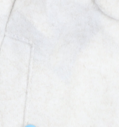 Womens UK Size XS Zara Ivory Basic Jacket