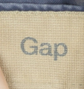 Gap Men's Blue Chino Trousers, Size 36L, Button Closure