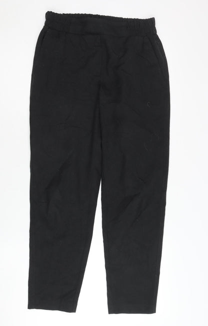 Womens UK Size 8 Dorothy Perkins Regular Fit Casual Workwear Black Trousers