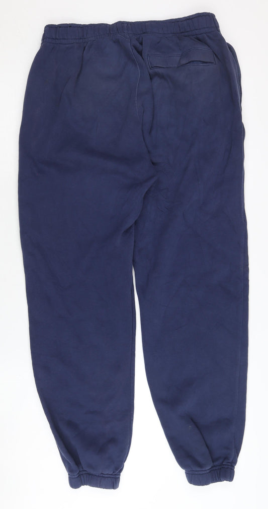 Nike Men's Blue Jogger Trousers L With Elastic Waist