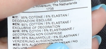 Converse Men's Black Jogger Trousers, Size S