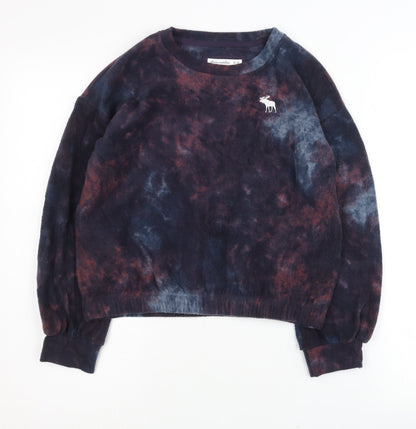 Abercrombie Boys Multicoloured Sweatshirt, 9-10 Years, Tie-Dye Pullover