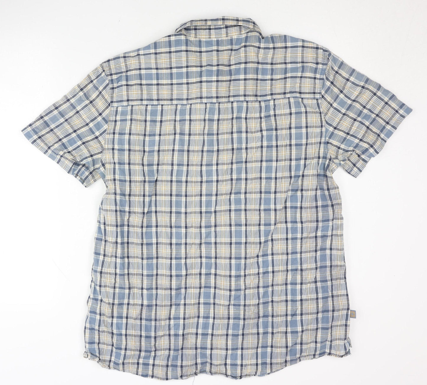 Mountain Warehouse Men's Blue Plaid Shirt XL