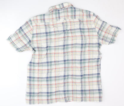 Marks and Spencer Men's XL Multicoloured Plaid Shirt