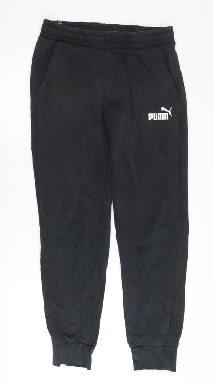 Puma Men's Black Jogger Trousers - Medium