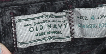 Old Navy Girls Black Cropped Trousers, Size 4 Years
