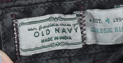 Old Navy Girls Black Cropped Trousers, Size 4 Years
