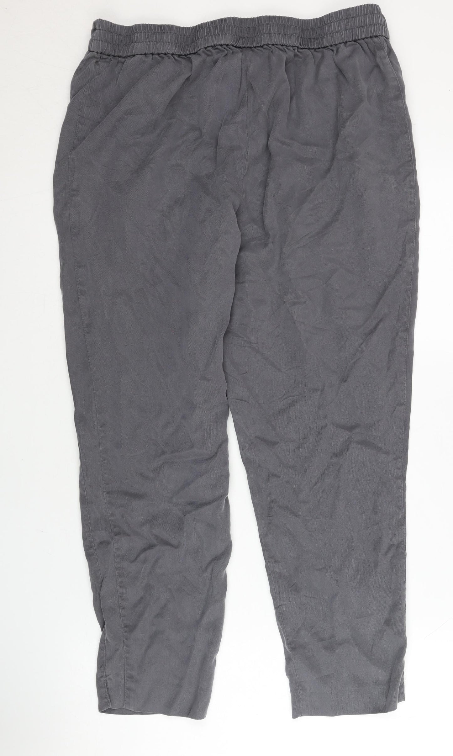 Womens UK Size 14 Mint Velvet Relaxed Fit Jogger Grey Trousers