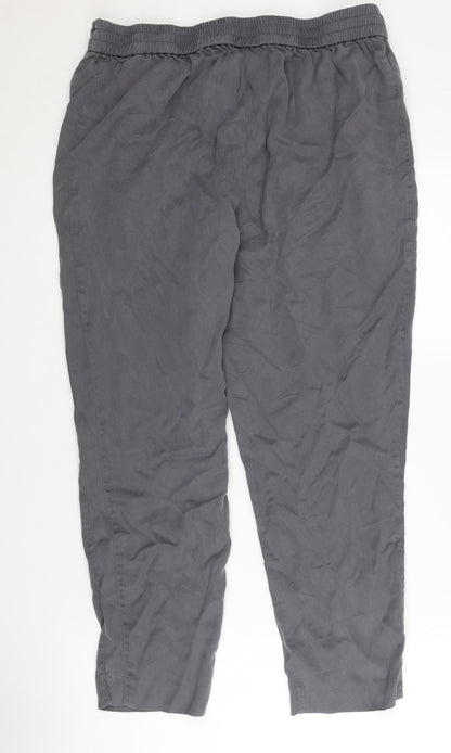 Womens UK Size 14 Mint Velvet Relaxed Fit Jogger Grey Trousers