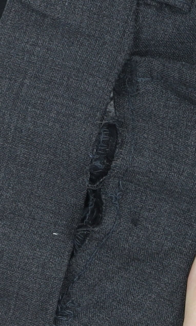 Marks and Spencer Men's Grey Regular Trousers 40