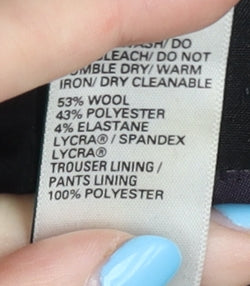 Marks and Spencer Men's Grey Regular Trousers 40