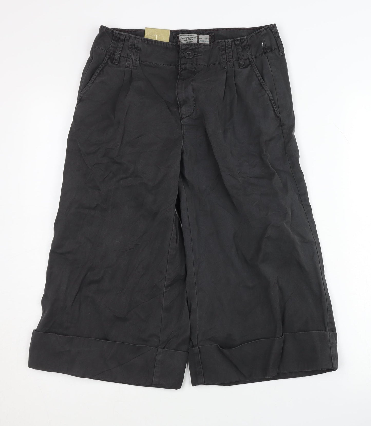 Old Navy Women's Black Culotte Shorts, Size L