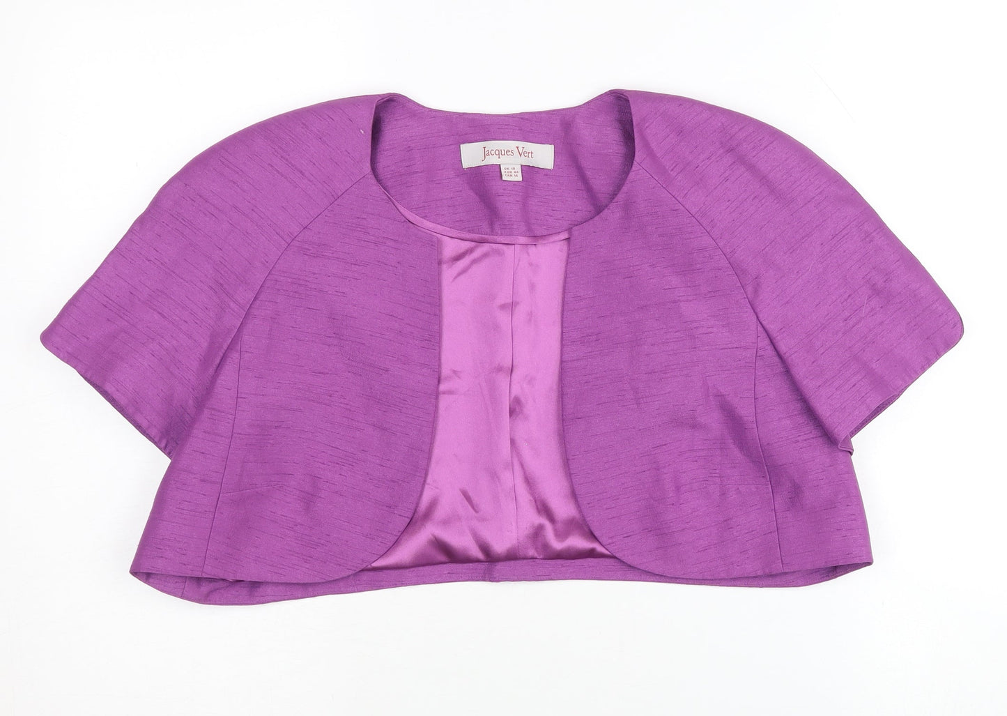 Womens UK Size 18 Jacques Vert Purple Cape Jumper
