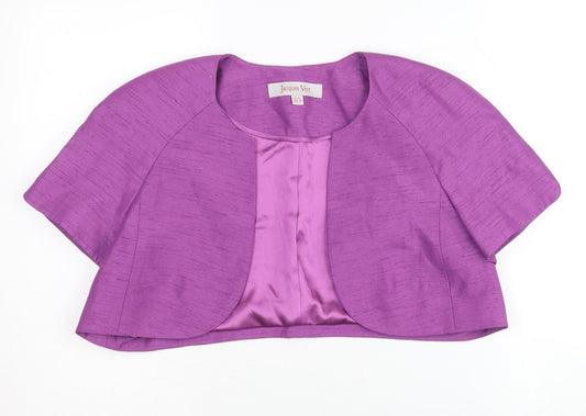 Womens UK Size 18 Jacques Vert Purple Cape Jumper