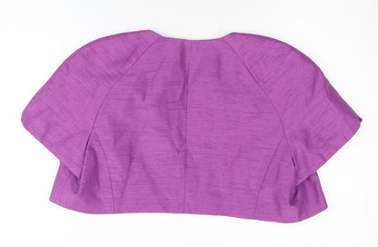 Womens UK Size 18 Jacques Vert Purple Cape Jumper