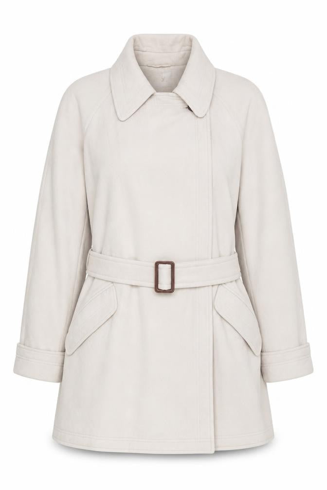 Wallis Women's Beige Mid-Length Coat Size 12