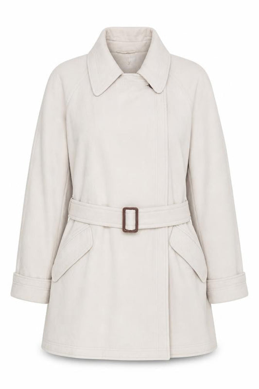 Wallis Women's Beige Mid-Length Coat Size 12