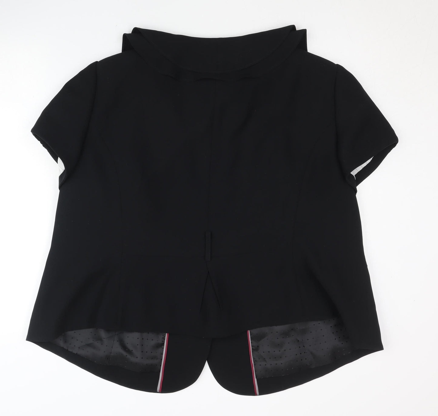 Next Women's Black Plus Size Suit Jacket - Lined, Shawl Lapel