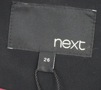 Next Women's Black Plus Size Suit Jacket - Lined, Shawl Lapel