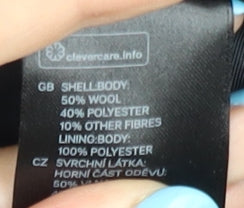 H&M Women's Black Pinstripe Blazer Size 6